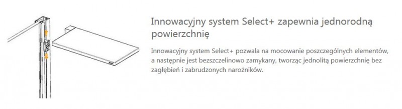 Huppe Select+ Kit zestaw do szkła hartowanego o grubości 8 mm 200 cm srebrny połysk SL3101069