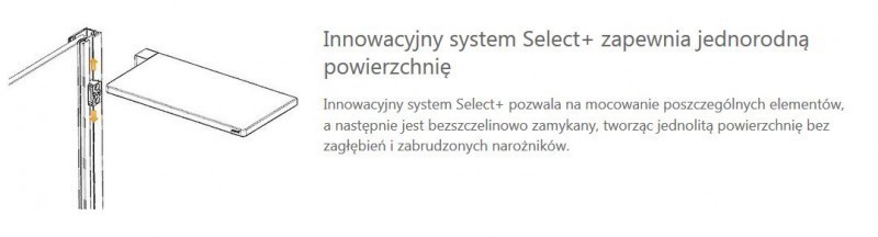Huppe Select+ ścianka WALK-IN z listwą przyścienną Hüppe Select+ i Tablet 90 cm srebrny matowy przeźroczyste 8 mm Anti-Plaque SL0303087322