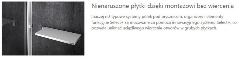 Huppe Select+ Kit zestaw do szkła hartowanego o grubości 8 mm 220 cm czarny SL3102123