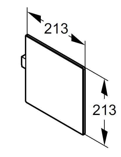 Huppe Select+ Mirror ruchome lustro srebrny matowy SL2301087