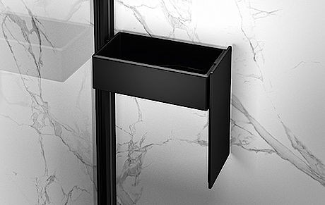 Huppe Select+ Drybox zamykana półka czarny SL2201123