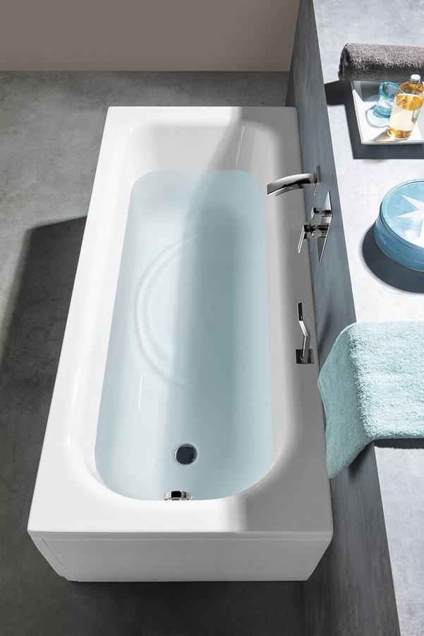 Polysan Laura wanna prostokątna 160x70 cm akryl biały 24611