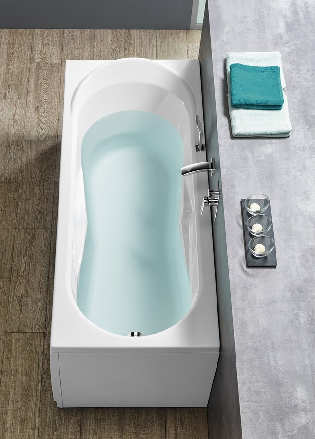 Polysan Adriana wanna prostokątna 160x74 cm akryl biały 43111