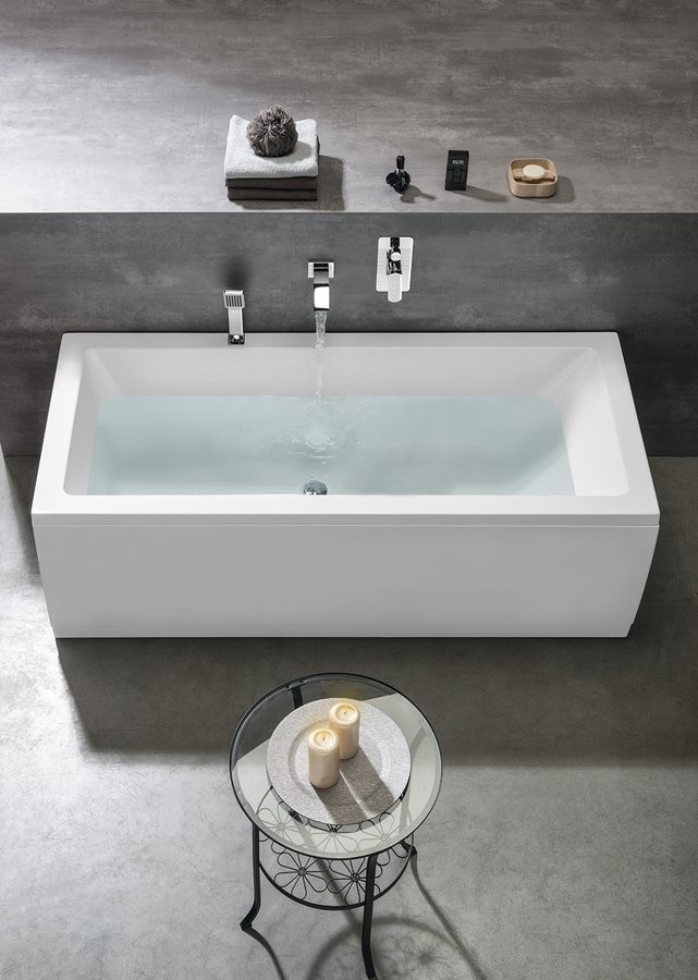 Polysan Mimoa wanna prostokątna 170x75 cm akryl biały 71709