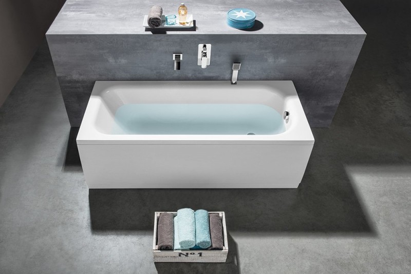 Polysan Laura wanna prostokątna 160x70 cm akryl biały 24611