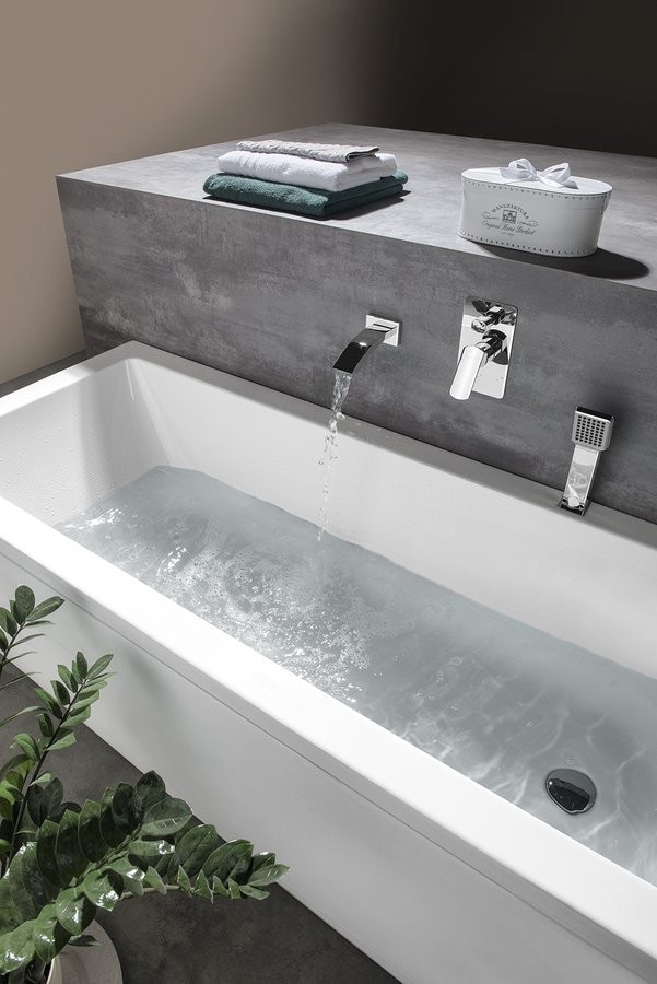 Polysan Noemi wanna prostokątna 160x70 cm akryl biały 71707