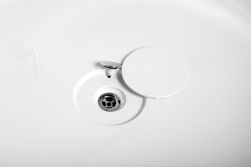 Polysan Oblo wanna okrągła 165x165 cm ze stelażem akryl biały 72840