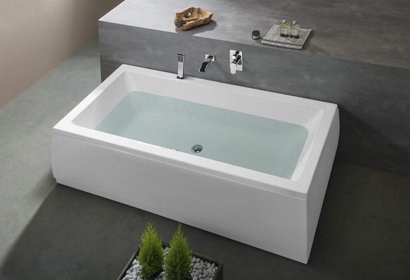 Polysan Krysta wanna prostokątna 180x80 cm akryl biały 71710