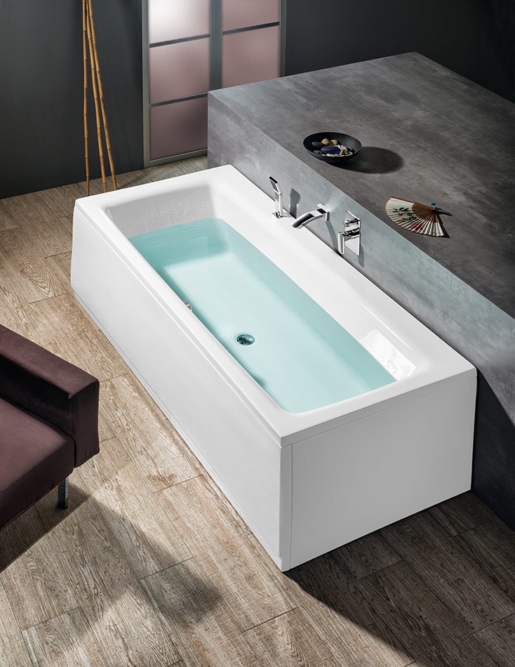 Polysan Kvadra wanna prostokątna 170x80 cm akryl biały 18611