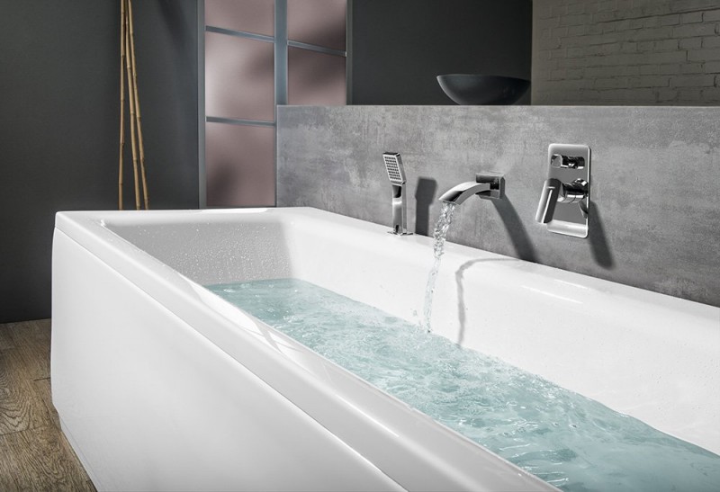 Polysan Kvadra wanna prostokątna 170x80 cm akryl biały 18611