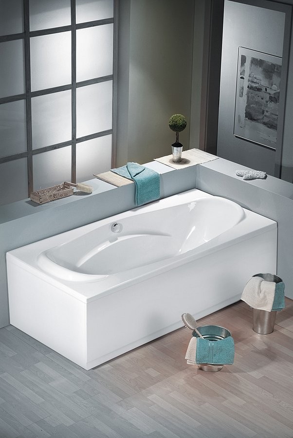 Polysan Garda wanna prostokątna 190x90 cm akryl biały 14111