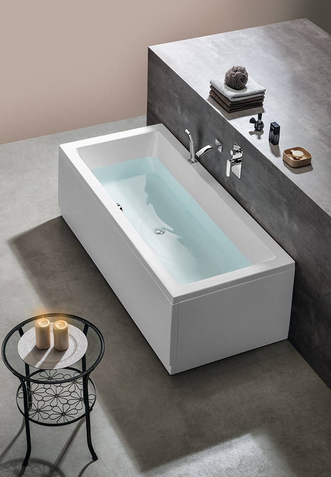 Polysan Mimoa wanna prostokątna 170x75 cm akryl biały 71709