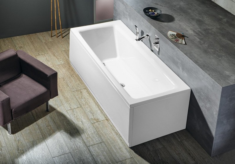 Polysan Kvadra wanna prostokątna 180x80 cm akryl biały 17611