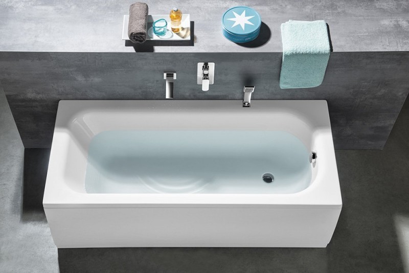 Polysan Laura wanna prostokątna 160x70 cm akryl biały 24611