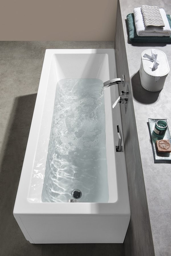 Polysan Noemi wanna prostokątna 160x70 cm akryl biały 71707