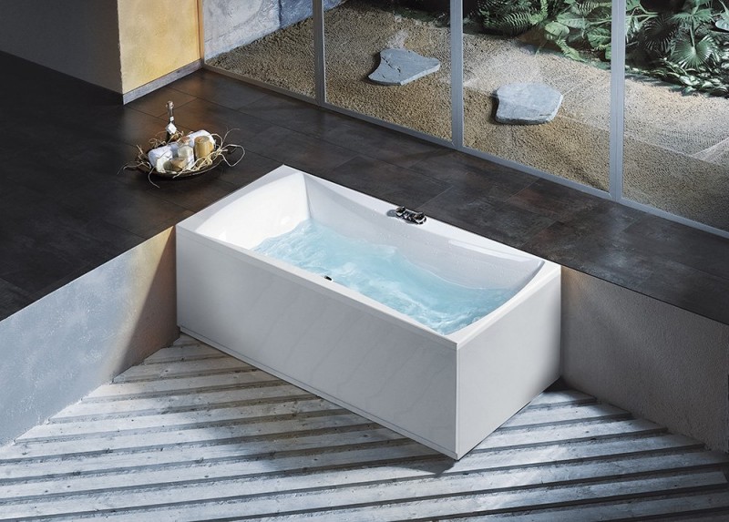 Polysan Alia wanna prostokątna 170x80 cm akryl biały 41119