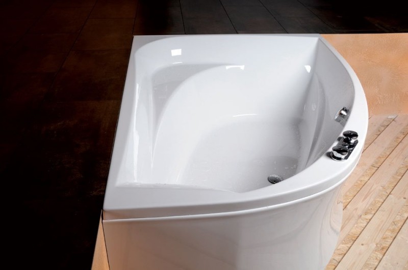 Polysan Tanya R wanna asymetryczna prawa 160x120 cm akryl biały 66119