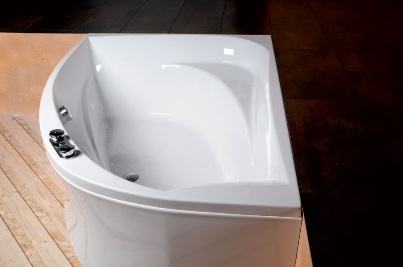 Polysan Tanya L wanna asymetryczna lewa 160x120 cm akryl biały 65119