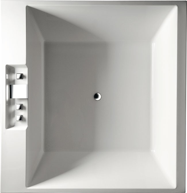 Polysan Came wanna kwadratowa 175x175 cm ze stelażem akryl biały 23611