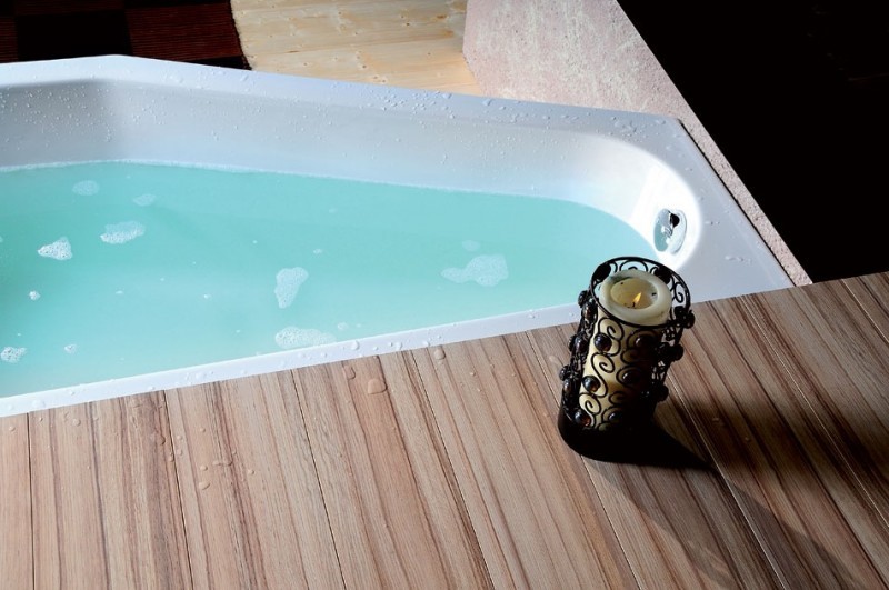 Polysan Tigra R wanna asymetryczna prawa 170x80 cm akryl biały 90611