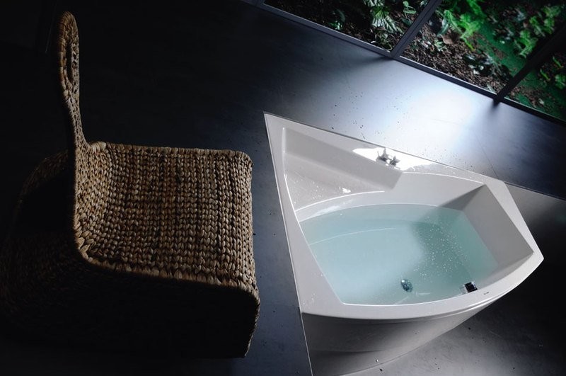 Polysan Evia L wanna asymetryczna lewa 170x100 cm akryl biały 21611