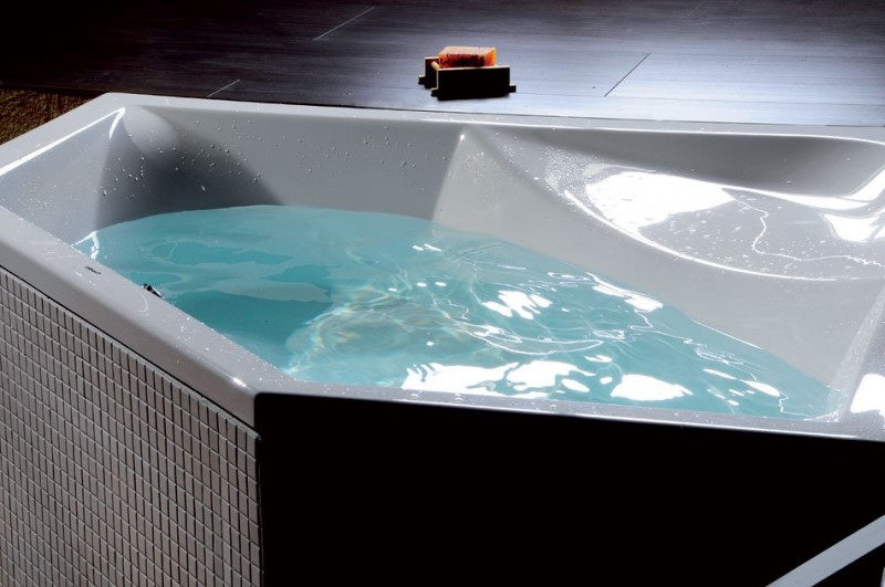 Polysan Floss wanna narożna 145x145 cm akryl biały 98611