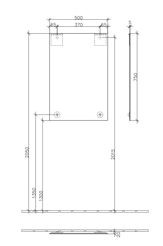 Villeroy&Boch More to see lustro 50 x 75 cm A3105000