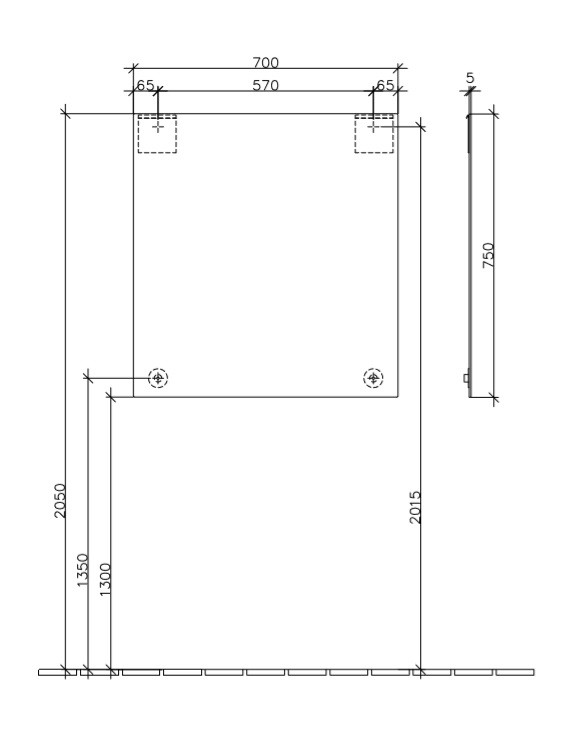 Villeroy&Boch More to see lustro 70 x 75 cm A3107000