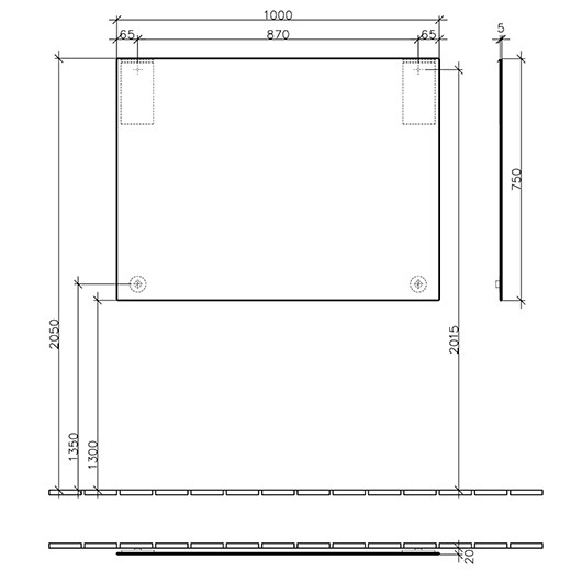 Villeroy&Boch More to see lustro 100 x 75 cm A3101000