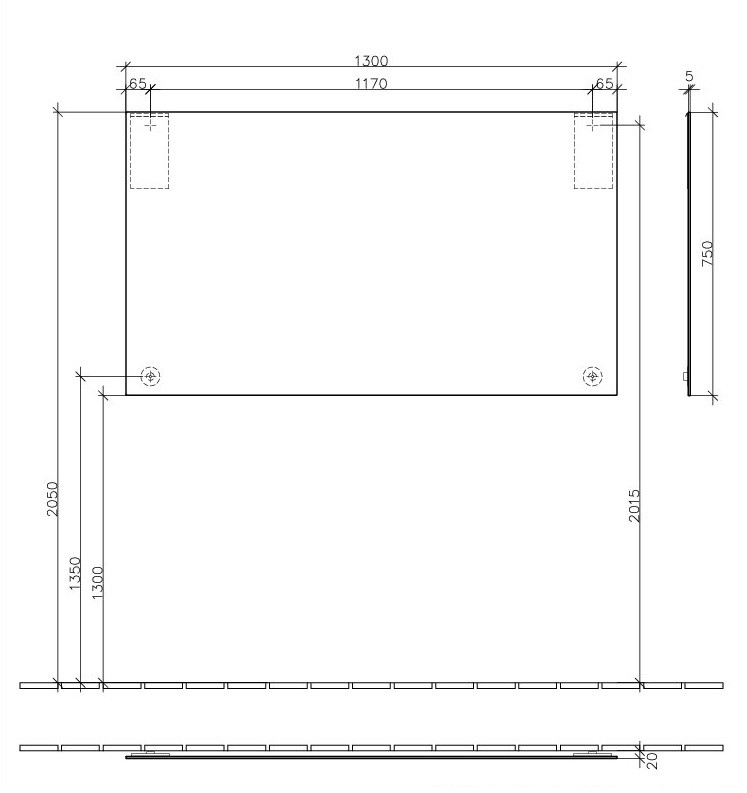 Villeroy&Boch More to see lustro 130 x 75 cm A3101300