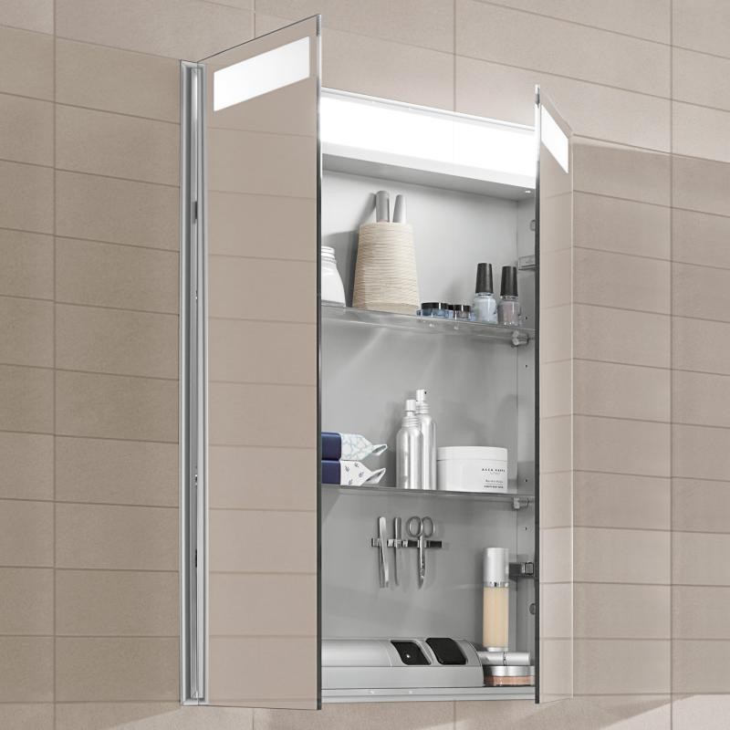 Villeroy&Boch My view in szafka z lustrem z oświetleniem LED do zabudowy 80x75 cm A4358000