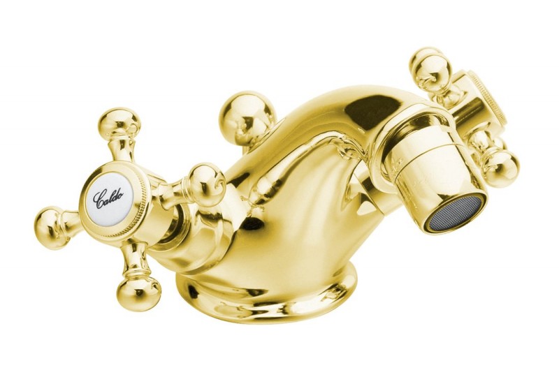 Sapho Antea bateria bidetowa z korkiem automatycznym złoty 3185