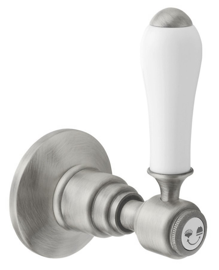 Sapho Antea przełącznik 2-funkcyjny retro nikiel szczotkowany DEVIN108