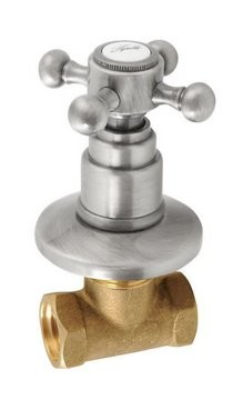 Sapho Antea zawór podtynkowy woda gorąca retro nikiel szczotkowany 3058H