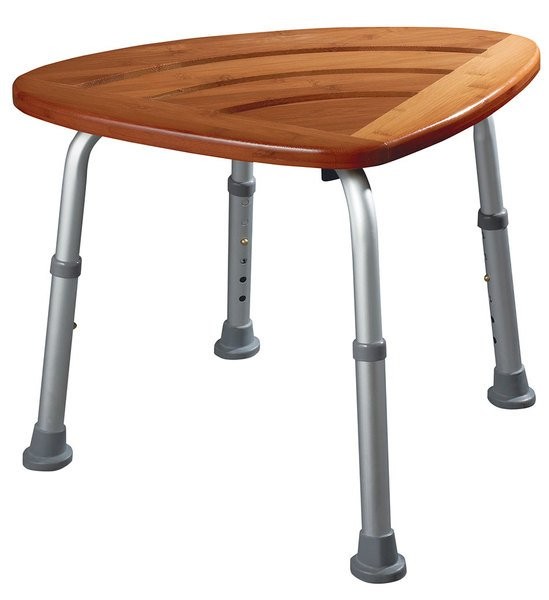 Sapho taboret łazienkowy bambus chrom A00502081