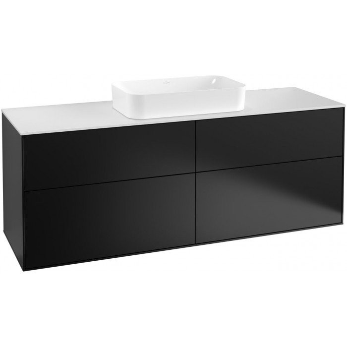 Villeroy&Boch Finion szafka pod umywalkę 160 cm Black Matt Lacquer czarny F32200PD