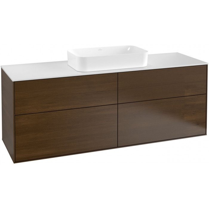 Villeroy&Boch Finion szafka pod umywalkę 160 cm Walnut Veneer orzech F32200GN