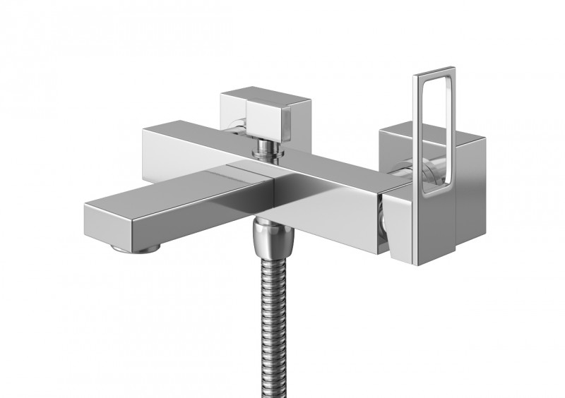 Kohlman Nexen natynkowa bateria wannowo-prysznicowa chrom QW110U