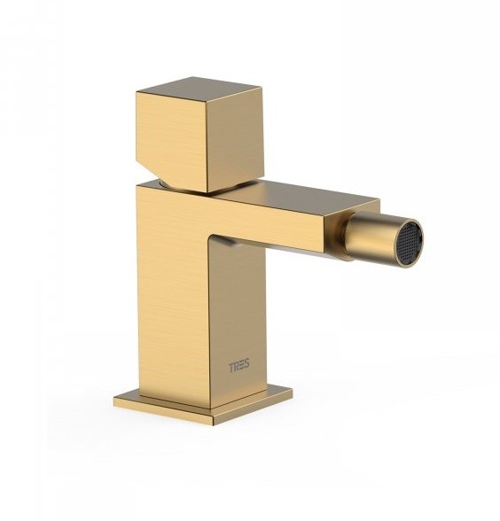 Tres Cuadro Colors bateria bidetowa złoty matowy 00712001OM
