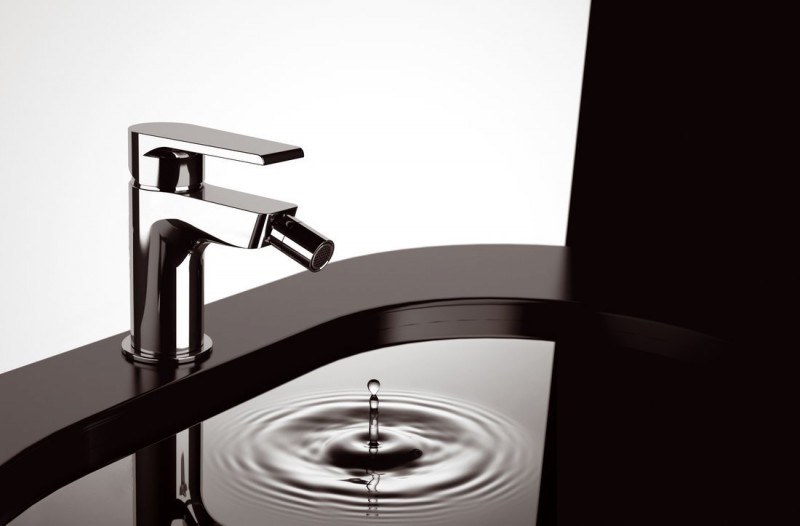 Sapho Kai bateria bidetowa bez korka czarny mat KA03/15