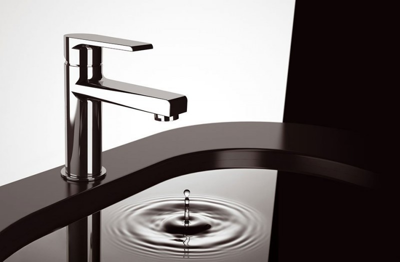 Sapho Kai bateria umywalkowa bez korka chrom KA02