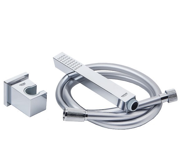 Grohe EuroCube zestaw podtynkowy 3-drożny wannowy z deszczownicą Hydroland 25x25 cm, słuchawką i wylewką kompletny 24094000WAN11