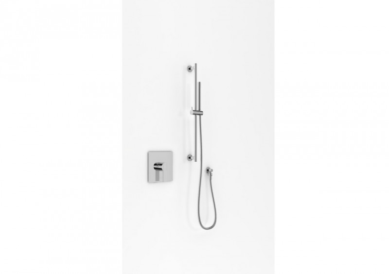 Kohlman Gixs zestaw podtynkowy ze słuchawką chrom QW220GSP4