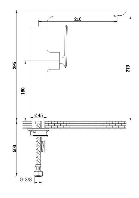 Kohlman Gray Experience bateria kuchenna chrom QB146E
