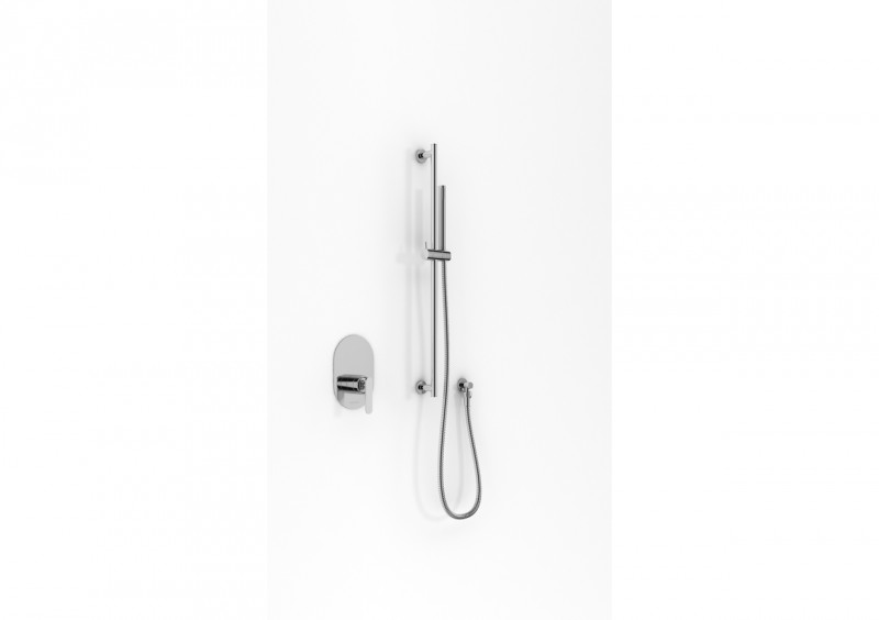 Kohlman Saxo zestaw podtynkowy ze słuchawką cm chrom QW220BSP4