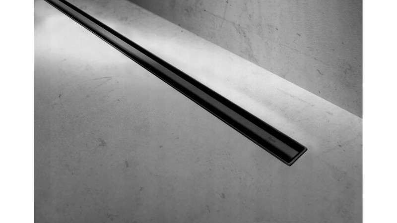 Rea NEO Slim Pro-900 Black odpływ liniowy niski 90 cm czarny REA-G8903