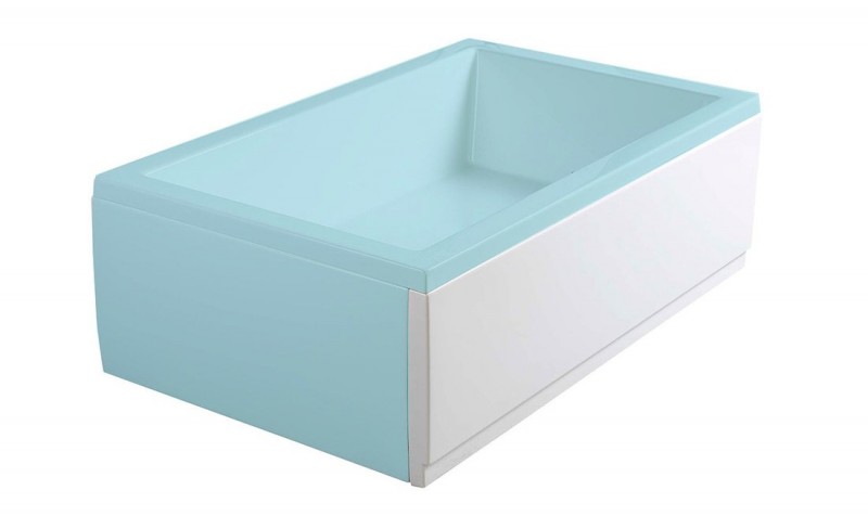 Sapho Deep obudowa do brodzika prawy 100x36 cm akryl biały 83631