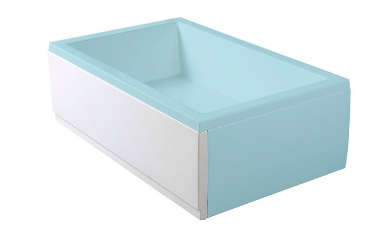 Sapho Deep obudowa do brodzika lewy 110x36 cm akryl biały 83648