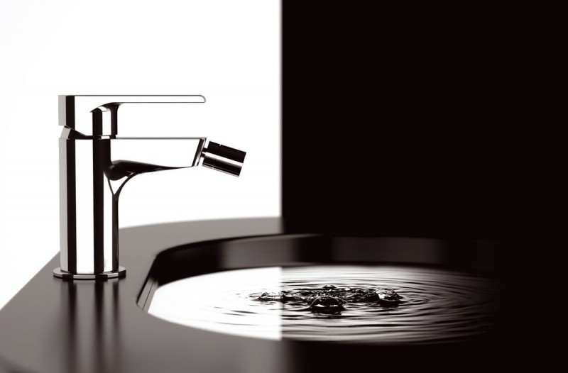 Sapho Kai bateria bidetowa bez korka chrom KA03