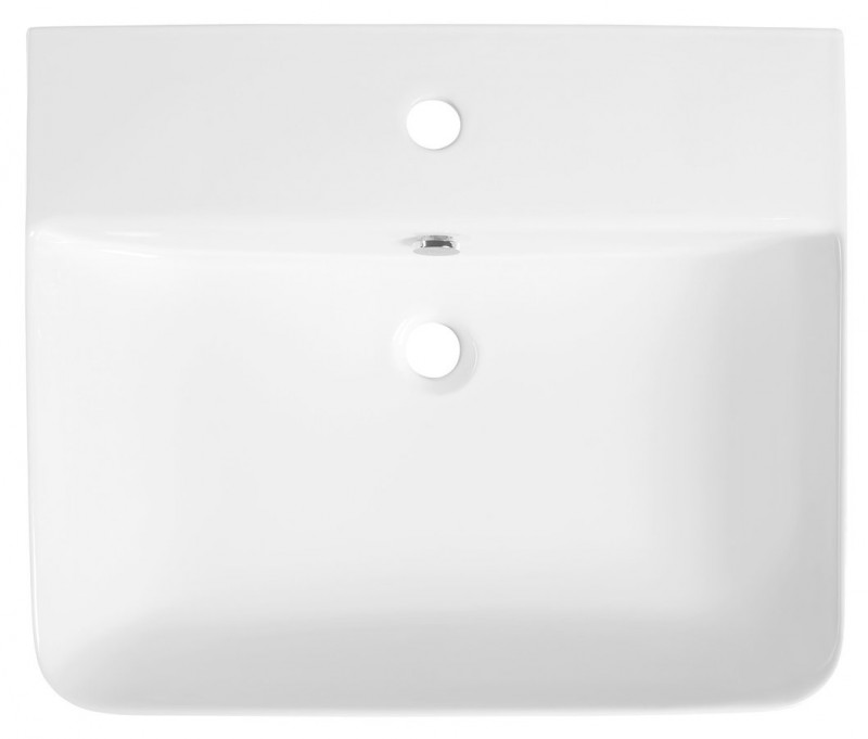 Sapho Sott Aqua umywalka meblowa prostokątna 59x49 cm wpuszczana w blat ceramika biały 10SQ51058